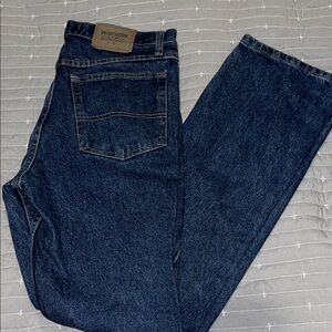 Wrangler Men's Dark Blue Relaxed Jeans